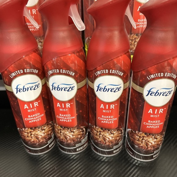 Febreze Other - Febreze Baked Cinnamon Apples Air Mist Freshener Spray 8.8 oz Lot Of 4